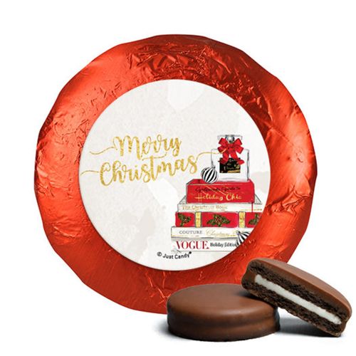 Personalized Chocolate Covered Oreos - Christmas Holiday Chic