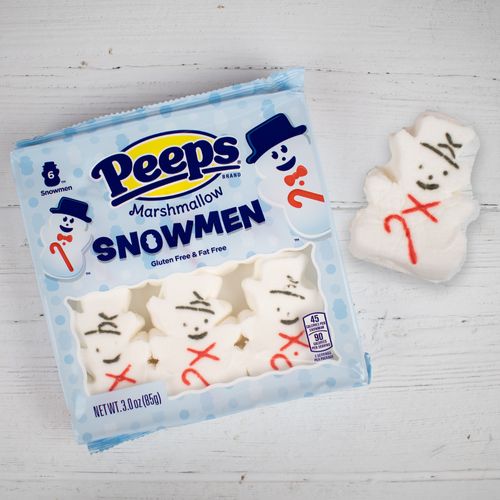 Christmas Peeps Marshmallow Snowmen - 6 Pack
