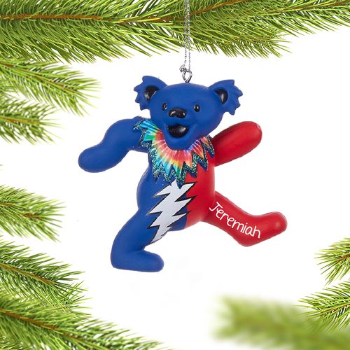 Personalized Grateful Dead Dancing Bear (Blue and Red)