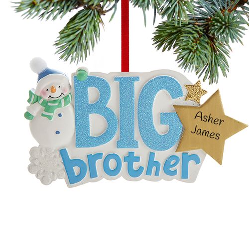 Personalized Big Brother Snowman