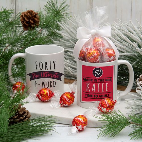 Personalized Ultimate F-Word 11oz Mug with Lindt Truffles