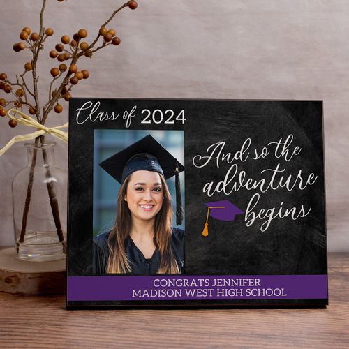Personalized Picture Frame - Graduation Adventure Begins