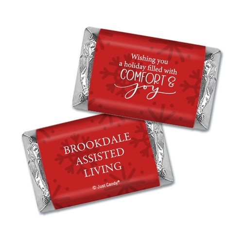 Personalized Christmas Comfort and Joy Hershey's Miniatures