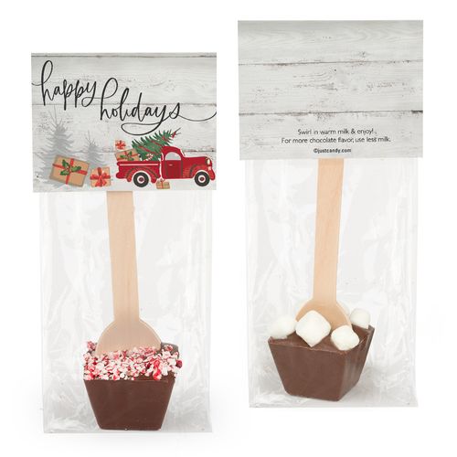 Rustic Red Truck Hot Chocolate Spoon