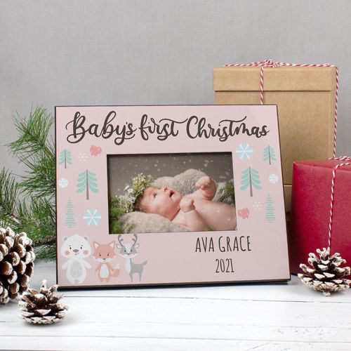 Personalized Picture Frame - Baby's First Christmas
