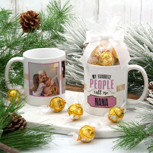 Personalized My Favorite People Call Me 11oz Mug with Lindt Truffles