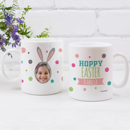 Personalized Hoppy Easter Bunny - 11oz Mug