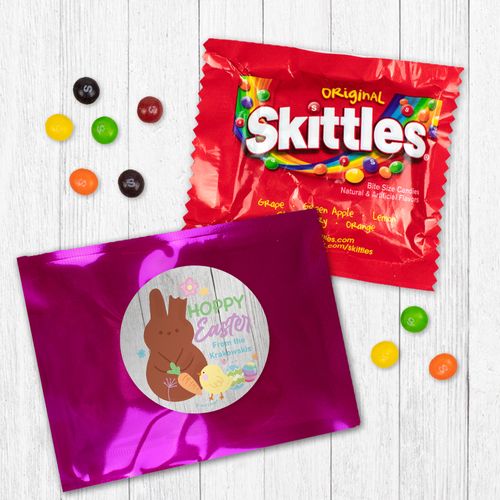 Personalized Easter Hoppy Easter - Skittles