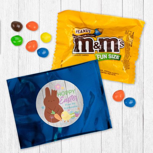 Personalized Easter Hoppy Easter - Peanut M&Ms