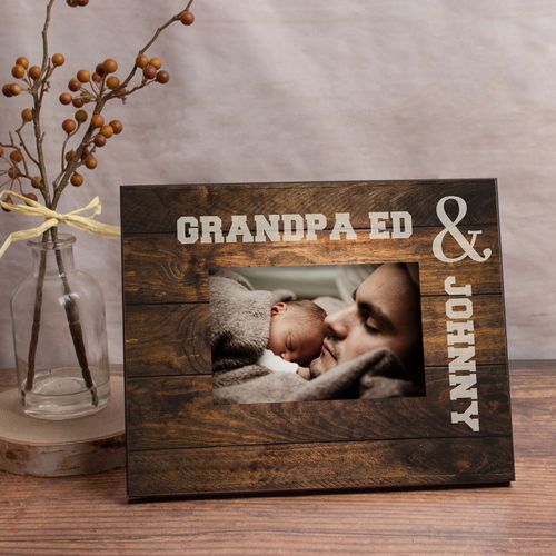 Personalized Picture Frame - Grandpa and Me