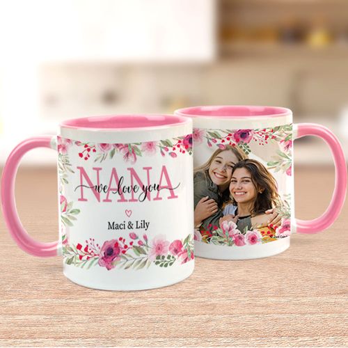 Personalized We Love you Nana - 11oz Empty Mug