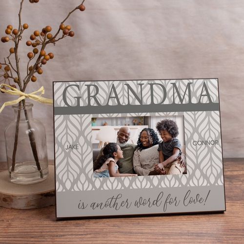 Personalized Picture Frame - Grandma is Another Word for Love!
