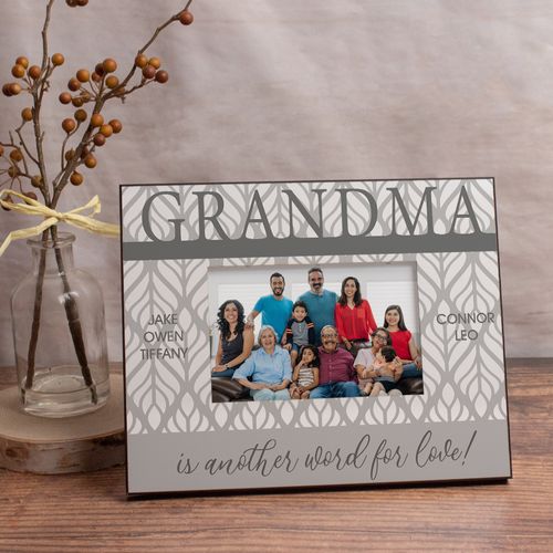 Personalized Picture Frame - Grandma is Another Word for Love! (5)