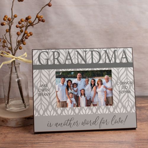 Personalized Picture Frame - Grandma is Another Word for Love! (6)