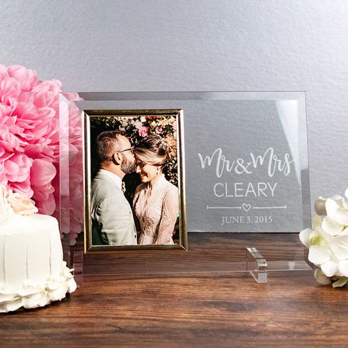 Personalized Picture Frame - Mr. & Mrs.