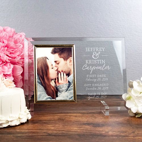 Personalized Picture Frame - Anniversary Dates