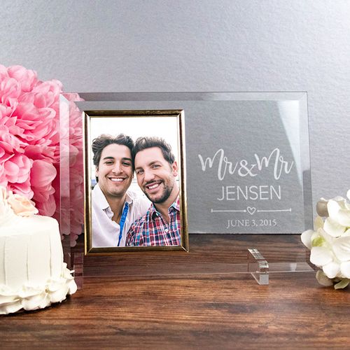 Personalized Picture Frame - Mr. & Mr.