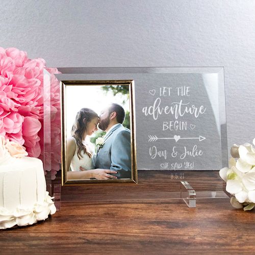 Personalized Picture Frame - Let the Adventure Begin