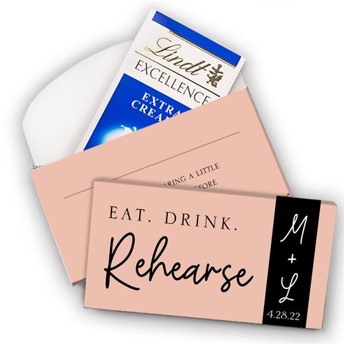 Deluxe Personalized Rehearse Lindt Chocolate Bars (3.5oz)