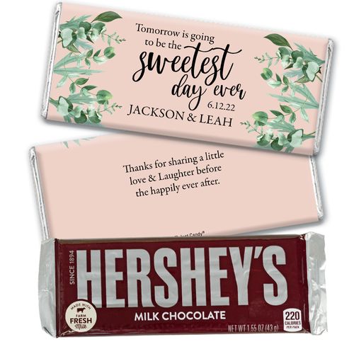 Personalized Rehearsal Sweetest Day Ever Chocolate Bar-