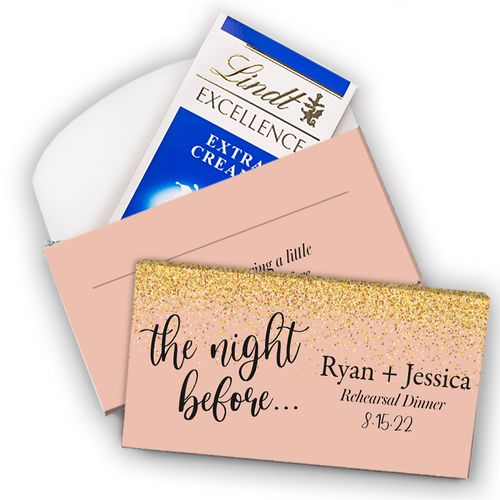 Deluxe Personalized Night Before Lindt Chocolate Bars (3.5oz)