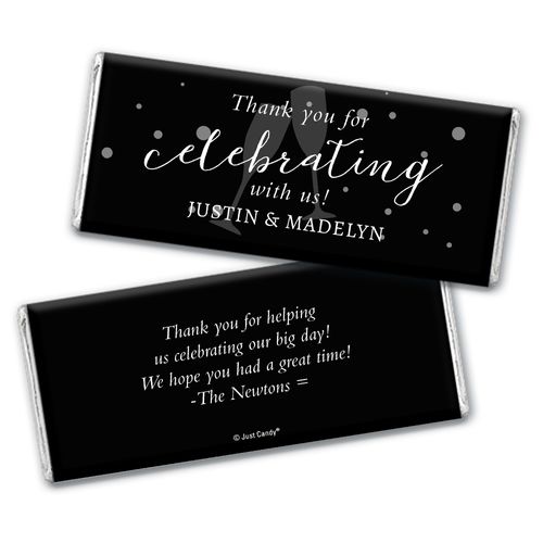 Personalized Wedding Celebrating Champs Chocolate Bar-