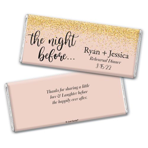 Personalized Rehearsal Night Before Chocolate Bar-