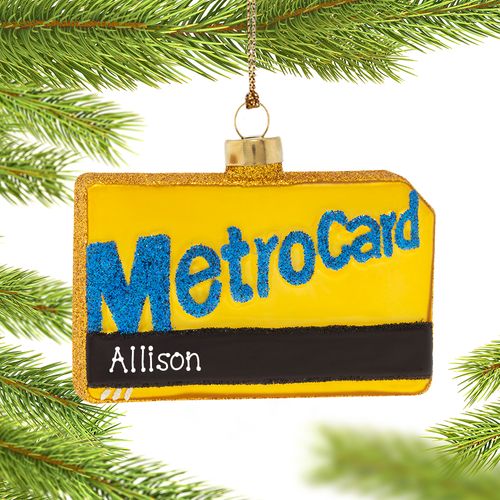 Personalized Metro Card