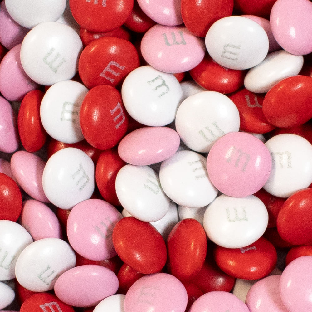 Pink and White M&M's