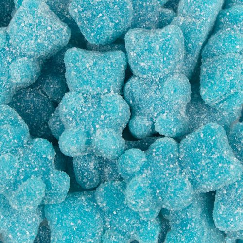Sugar Gummy Bears - Blue Blueberry