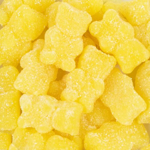 Sugar Gummy Bears - Yellow Lemon