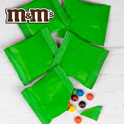 M&Ms Milk Chocolate Candies - Green Treat Pack