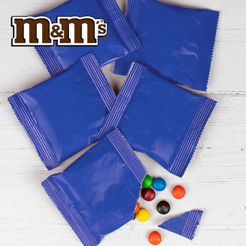 M&Ms Milk Chocolate Candies - Blue Treat Pack
