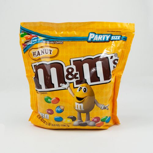 M&M'S Peanut Chocolate Candy Party Size 38-Ounce Bag