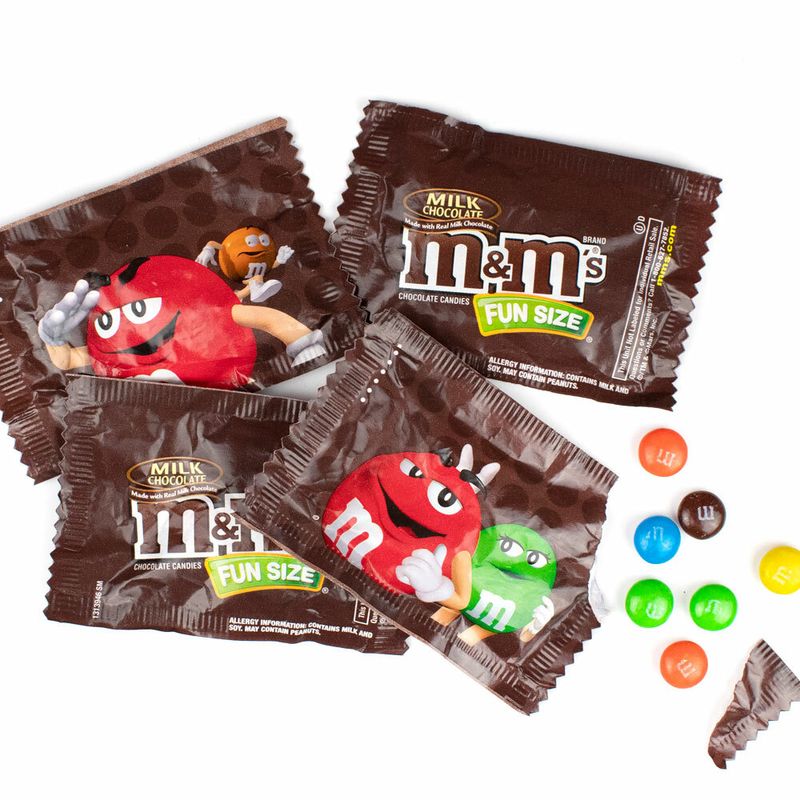 M&M'S Peanut Milk Chocolate Fun Size Candy Packs - Shop Candy