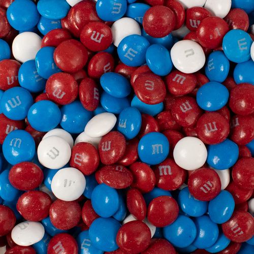 Patriotic M&M's Milk Chocolate - Red, White & Blue (38oz Bag)