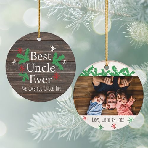 Personalized Best Uncle Ever Photo
