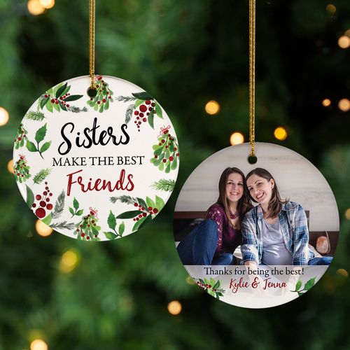 Personalized Sisters Photo