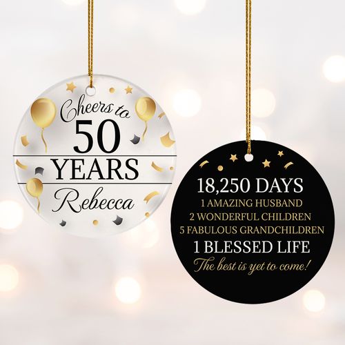 Personalized Cheers to 50 Years