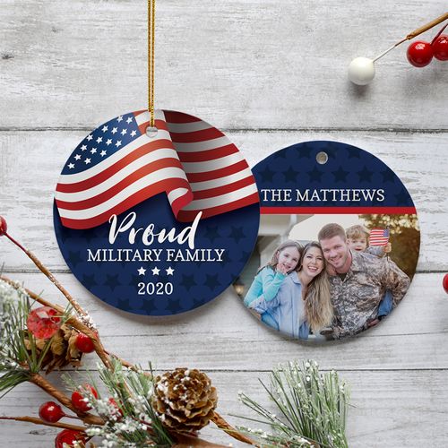 Personalized Proud Military Family