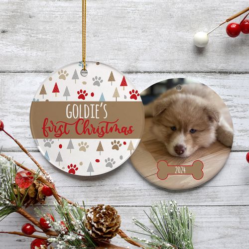 Personalized Pet's First Christmas