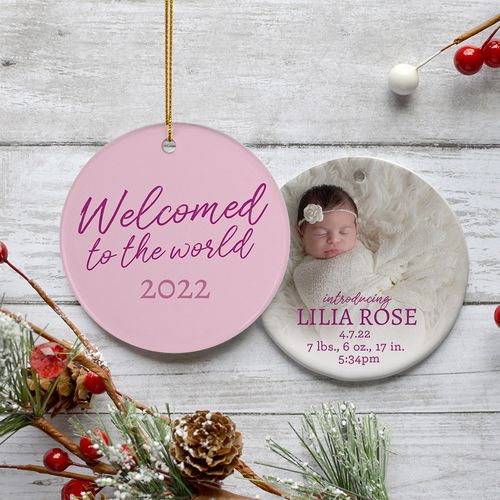 Personalized Baby Girl Photo