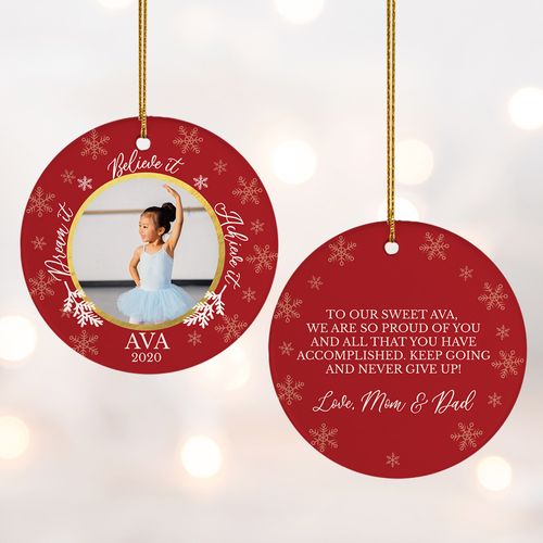 Personalized Dance Ballet Dream It - Red