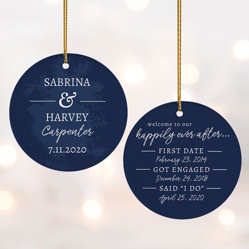 Personalized Happily Ever After Wedding