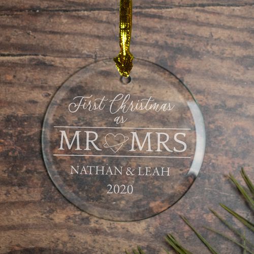 Personalized First Xmas as MR & Mrs