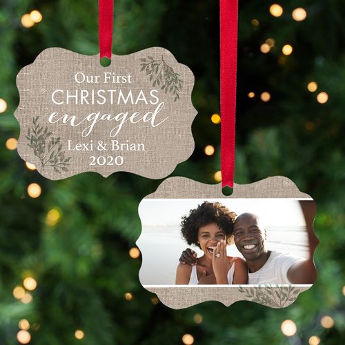 Personalized First Christmas Engaged