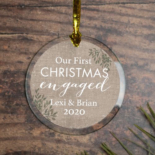 Personalized First Christmas Engaged