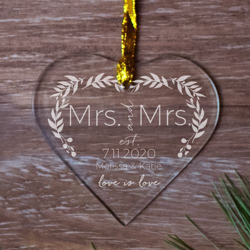 Personalized Love is Love Wedding - MRS