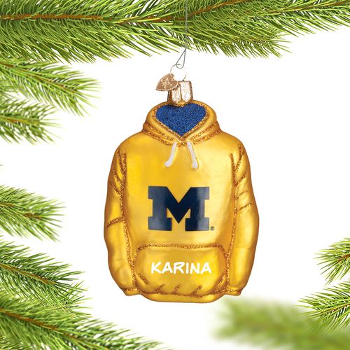 Personalized University of Michigan Hoodie Sweatshirt