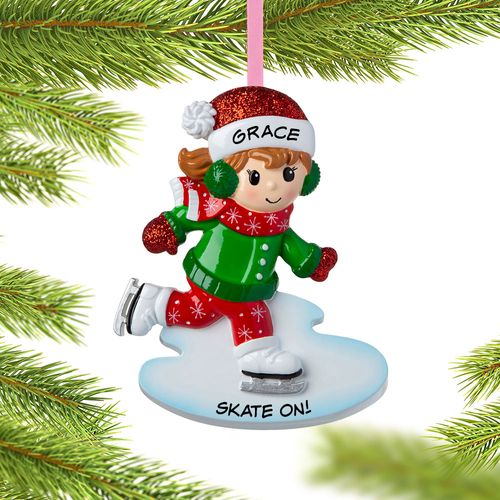 Personalized Ice Skating Girl
